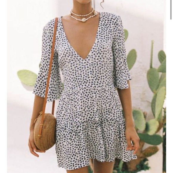 LAST ONE Faithfull the Brand Fresa Mini Dress NWT - Picture 4 of 16